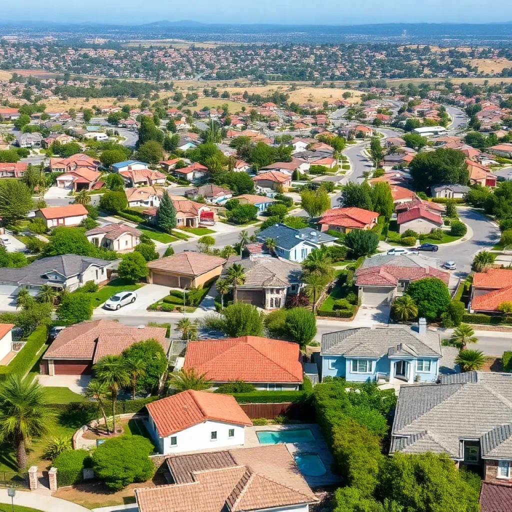 Diverse neighborhoods in Orange County, California