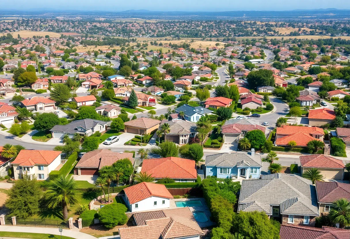 Diverse neighborhoods in Orange County, California