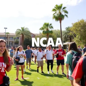 Vanguard University students engaging in various sports on campus
