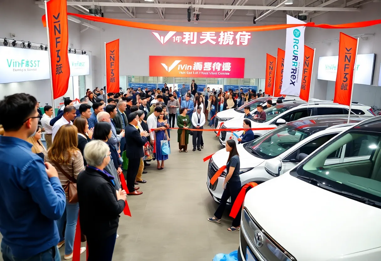 Grand opening of VinFast dealership in San Diego