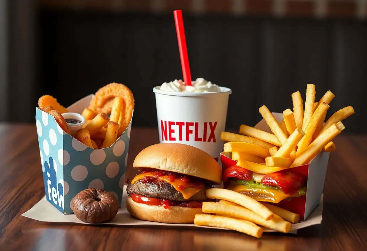 Wendy's themed meal inspired by Netflix series.