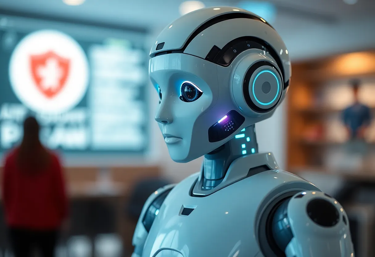 Illustration of AI chatbot safety measures for minors