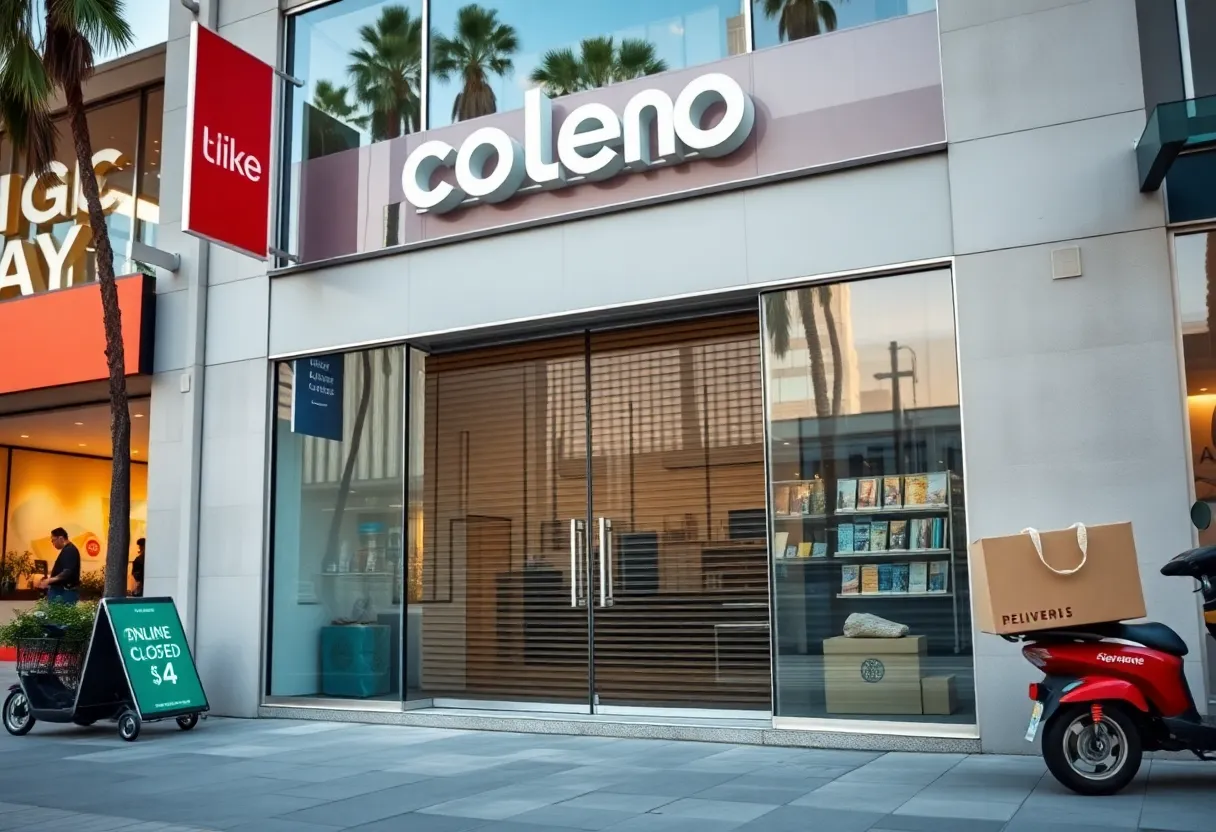 Closed Bed Bath & Beyond store in California