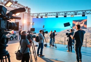 Film production set in California