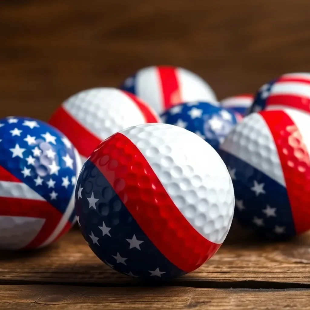 Close-up of Srixon Keegan Bradley Signature Series Golf Balls