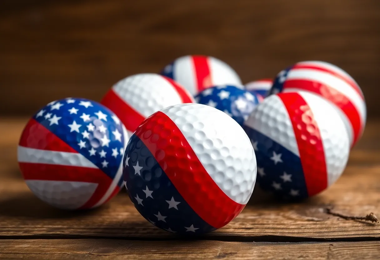 Close-up of Srixon Keegan Bradley Signature Series Golf Balls