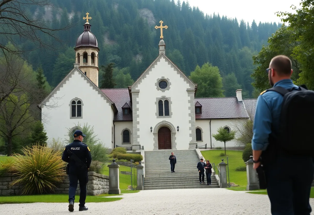 Increased security around St. Michael's Abbey in Orange County