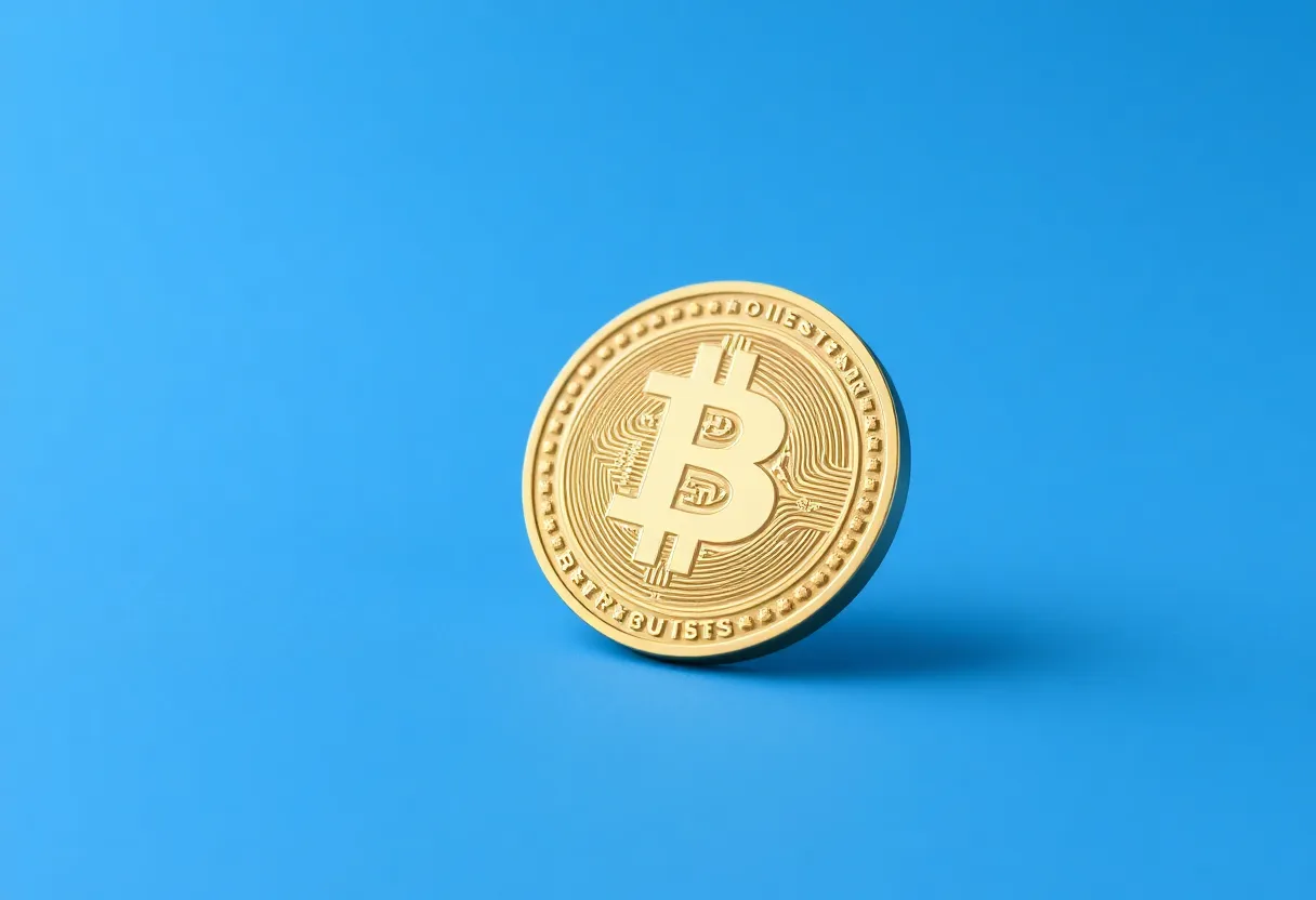 Satirical cryptocurrency coin representing political critique