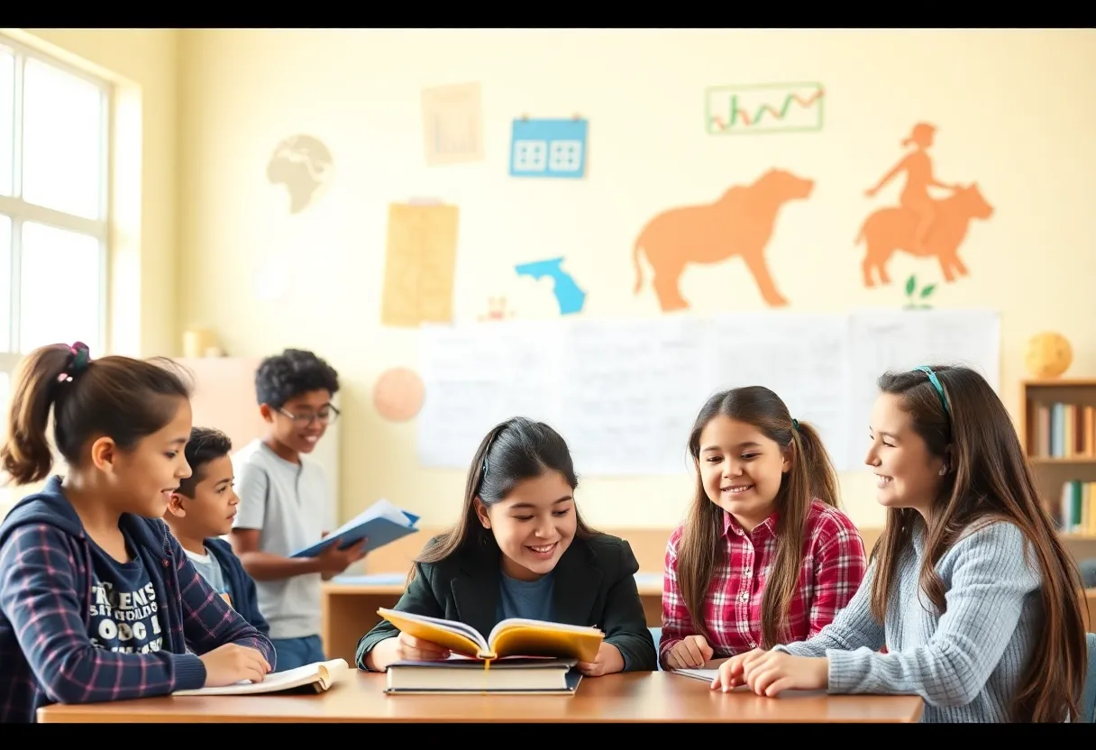 Students participating in the Headwind Scholars program at Vanguard University