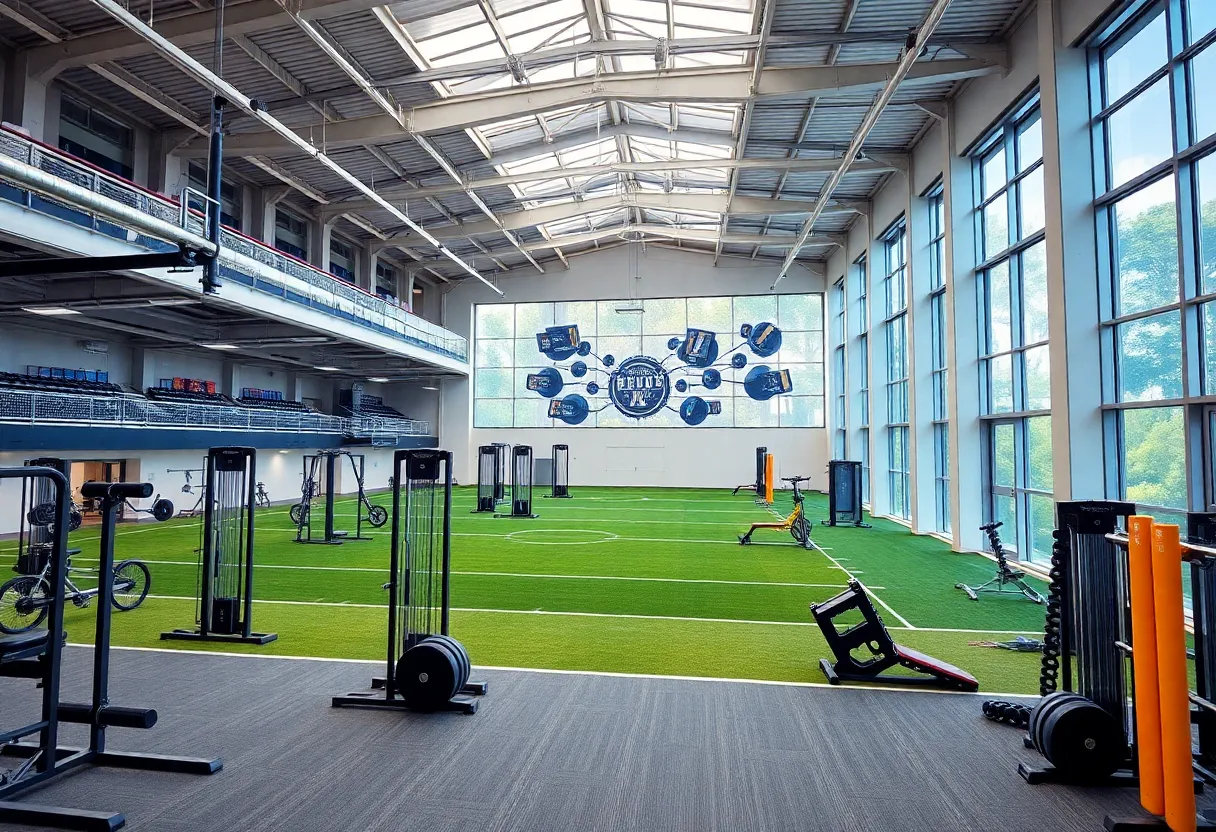 Advanced athletic training facility at Vanguard University