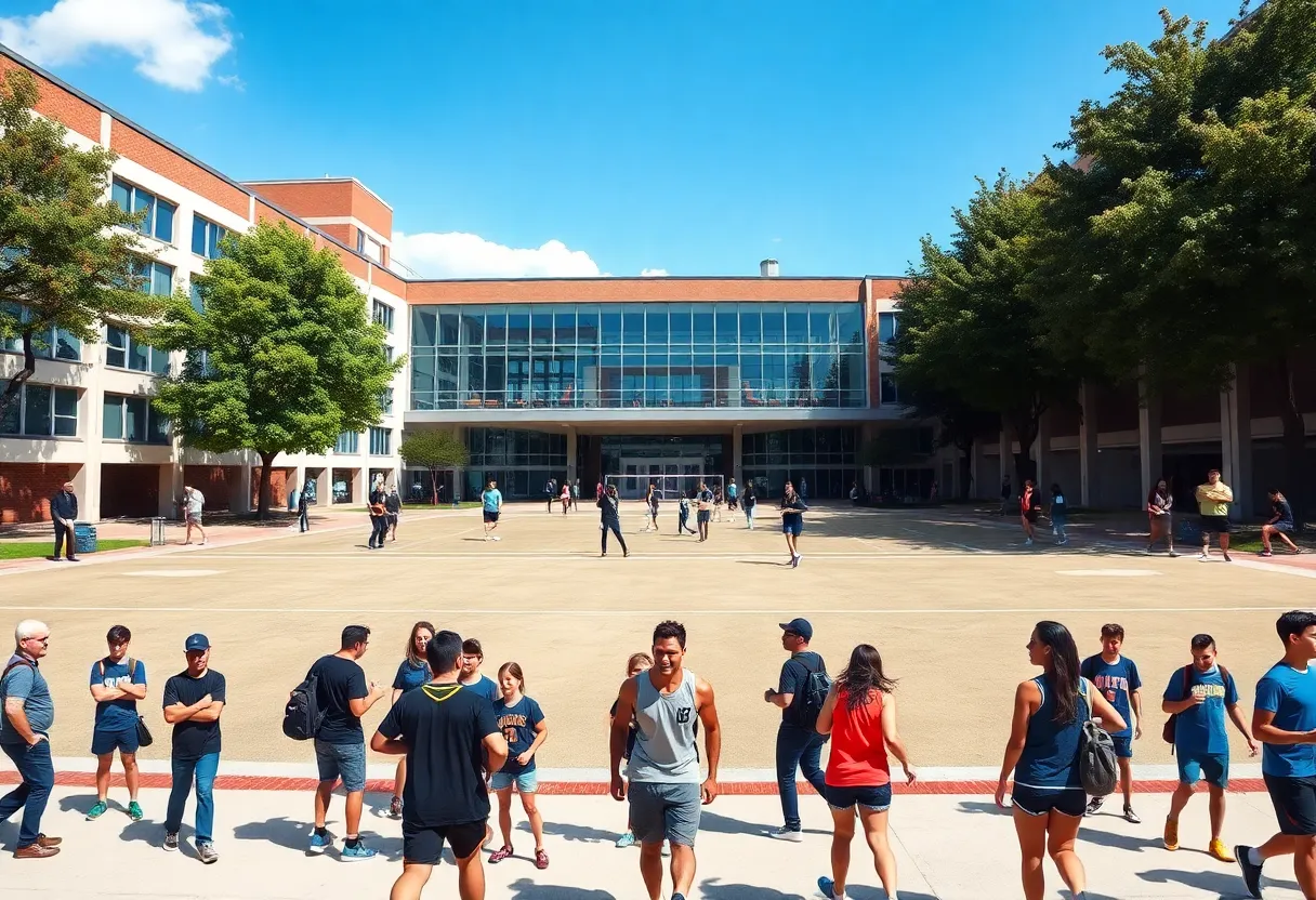 Modern training facility at Vanguard University