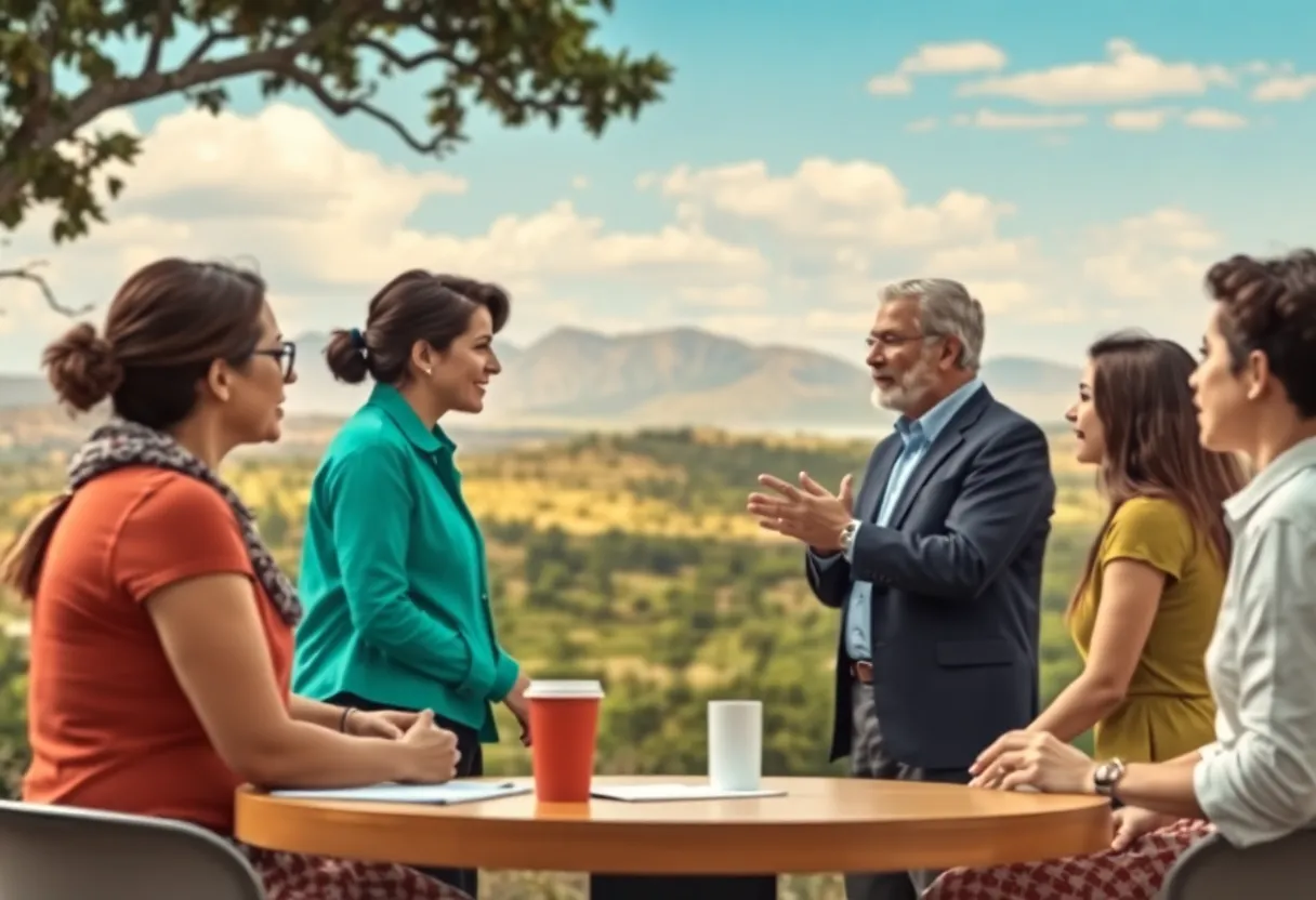 Community discussion on redistricting in California