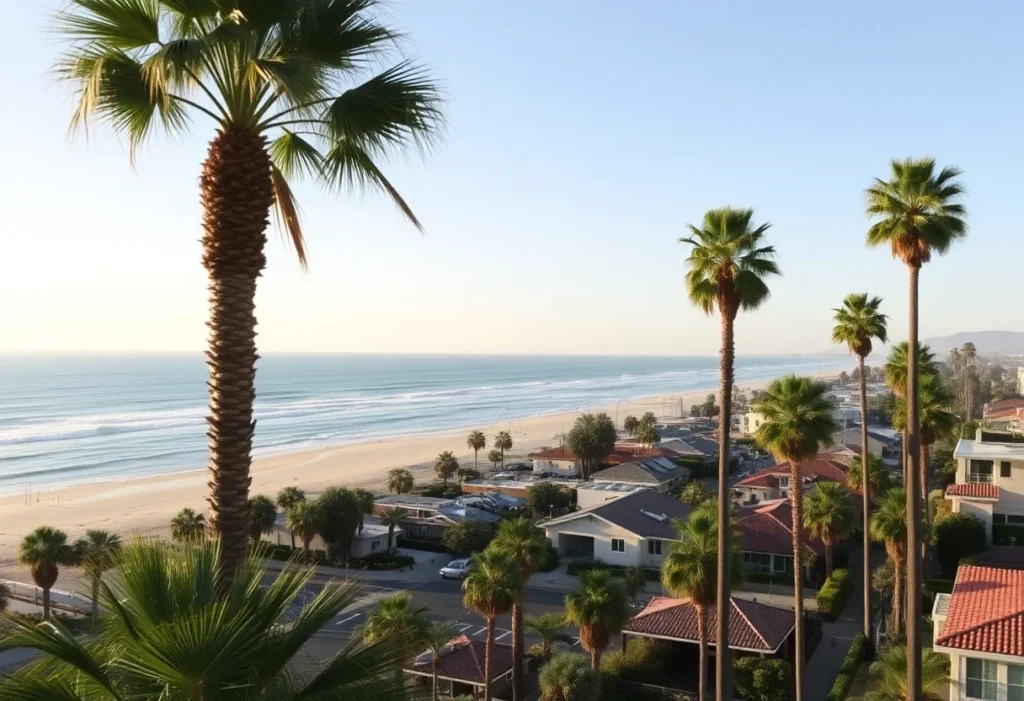 Scenic view of Huntington Beach, California