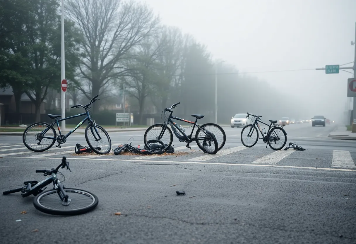 Scene of a tragic cyclist accident in Huntington Beach