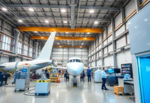 Exterior view of Karman Space & Defense facility in Huntington Beach