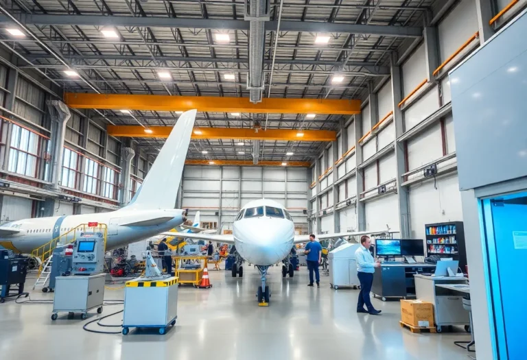 Exterior view of Karman Space & Defense facility in Huntington Beach